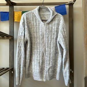 Men’s zip up cardigan sweater